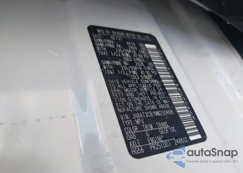 2021 Nissan Rogue Sl Intelligent Awd from USA, damaged, VIN JN8AT3CB1MW230468